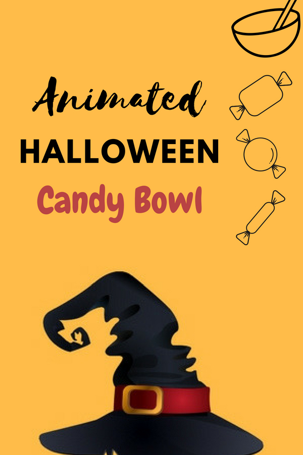 Animated Halloween Candy Bowl