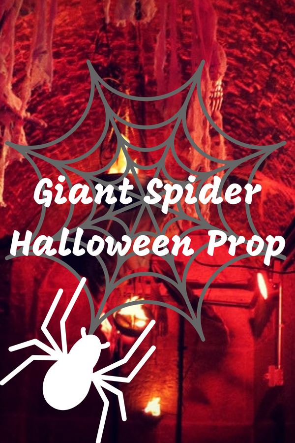 Giant Spider Halloween Prop