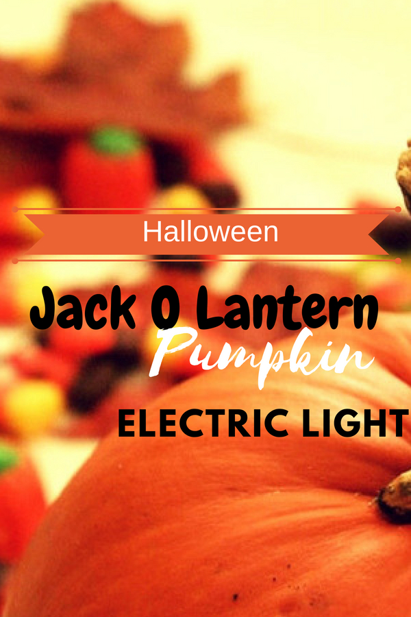 Halloween Jack O Lantern Pumpkin Electric Light