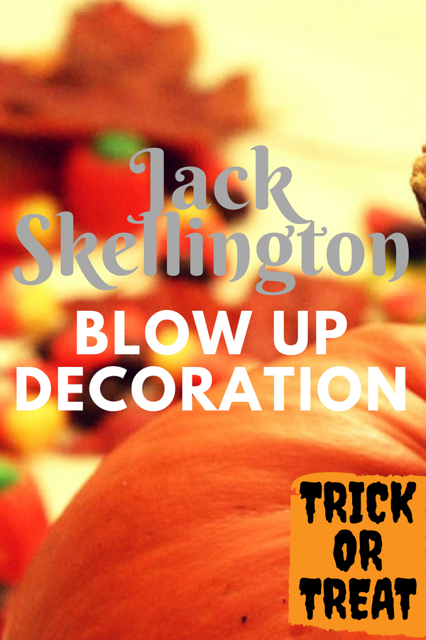 Jack Skellington Blow Up Decoration