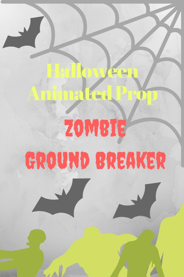 Halloween Animated Zombie Ground Breaker Prop