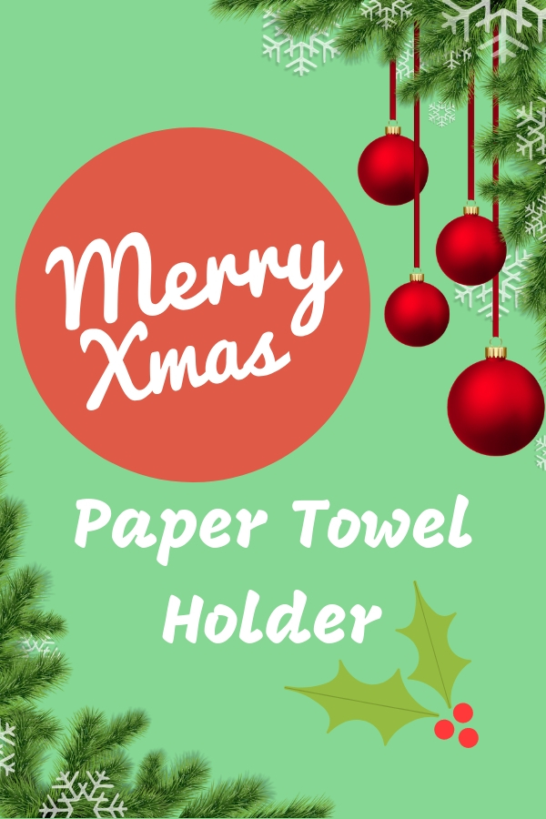 Candy Cane Christmas Paper Towel Holder