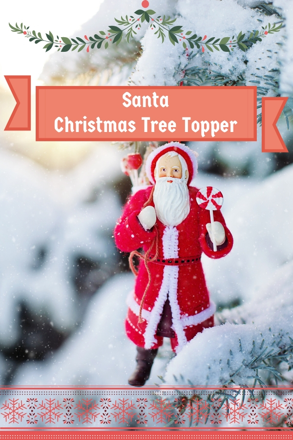 Santa Christmas Tree Topper