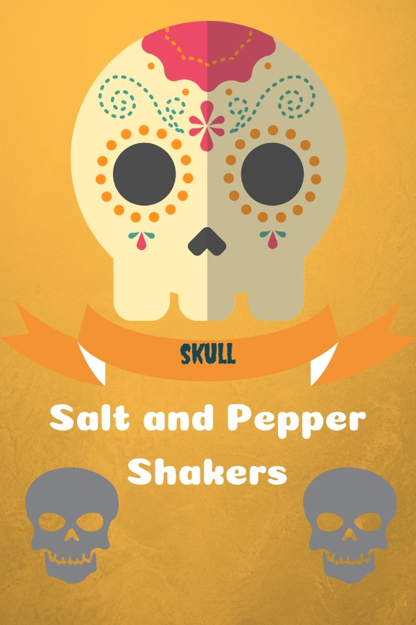 Skull Salt and Pepper Shakers