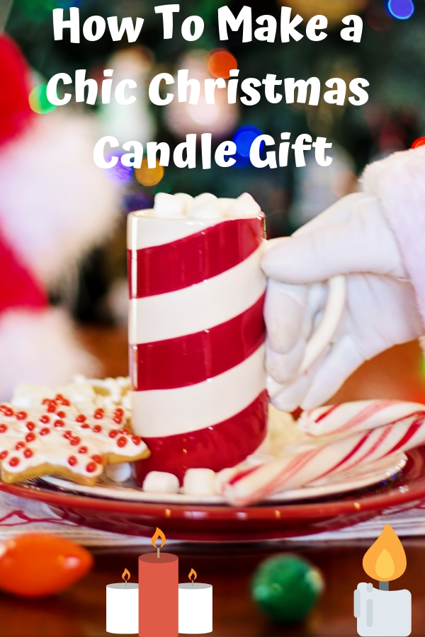 How To Make a Chic Christmas Candle Gift