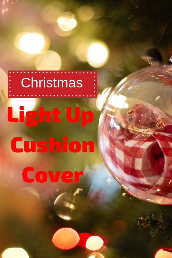 Light Up Christmas Cushion Cover