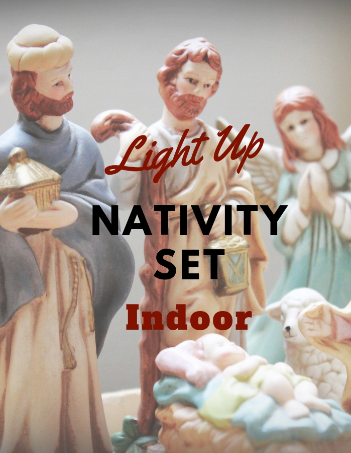 Light Up Nativity Set Indoor