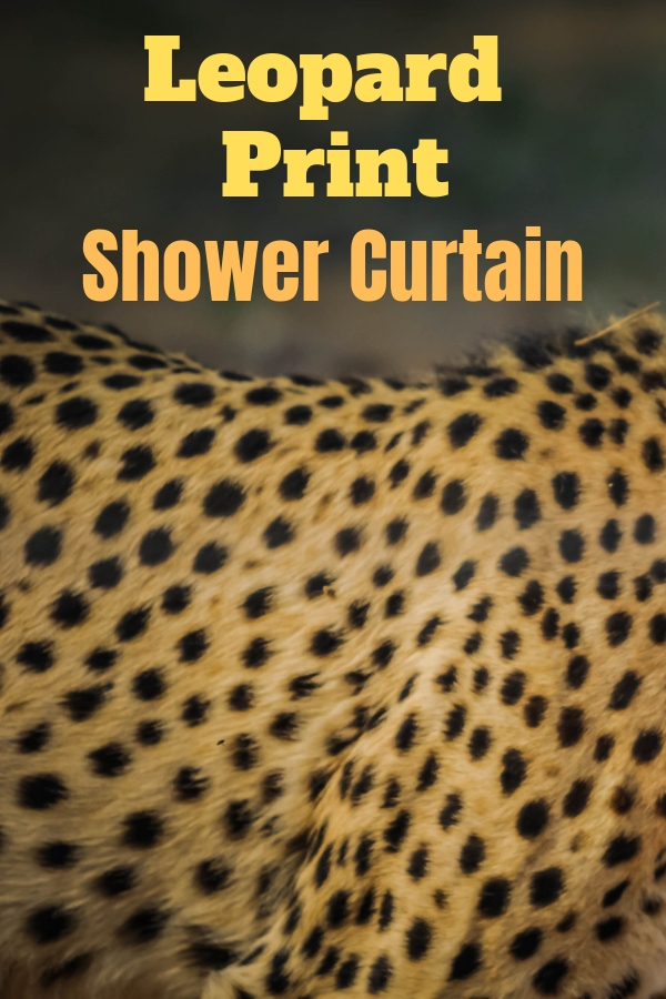 Leopard Print Shower Curtain