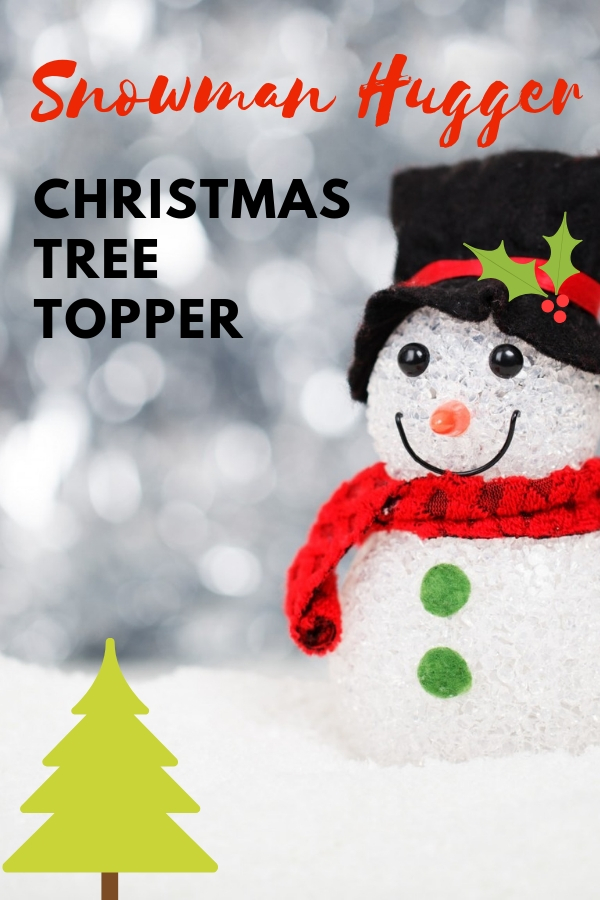 Christmas Tree Topper Snowman Hugger