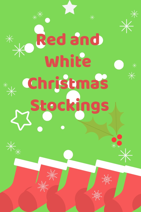 Red and White Christmas Stockings