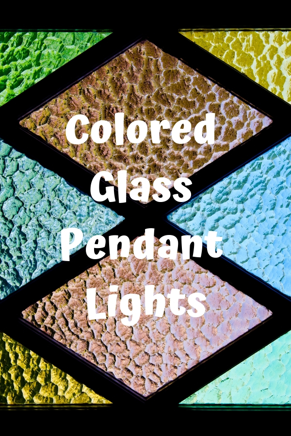 Colored Glass Pendant Lights