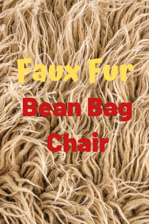 Faux Fur Bean Bag Chair