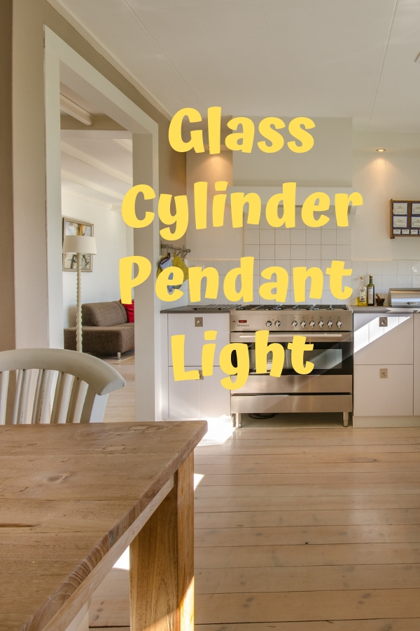 Glass Cylinder Pendant Light