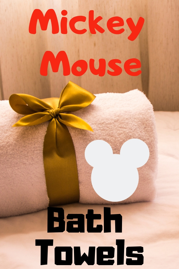 Mickey Mouse Bath Towels