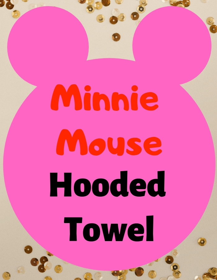 Minnie Mouse Hooded Towel