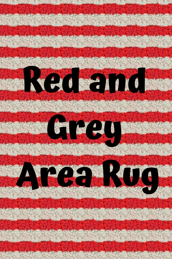 Red and Grey Rug