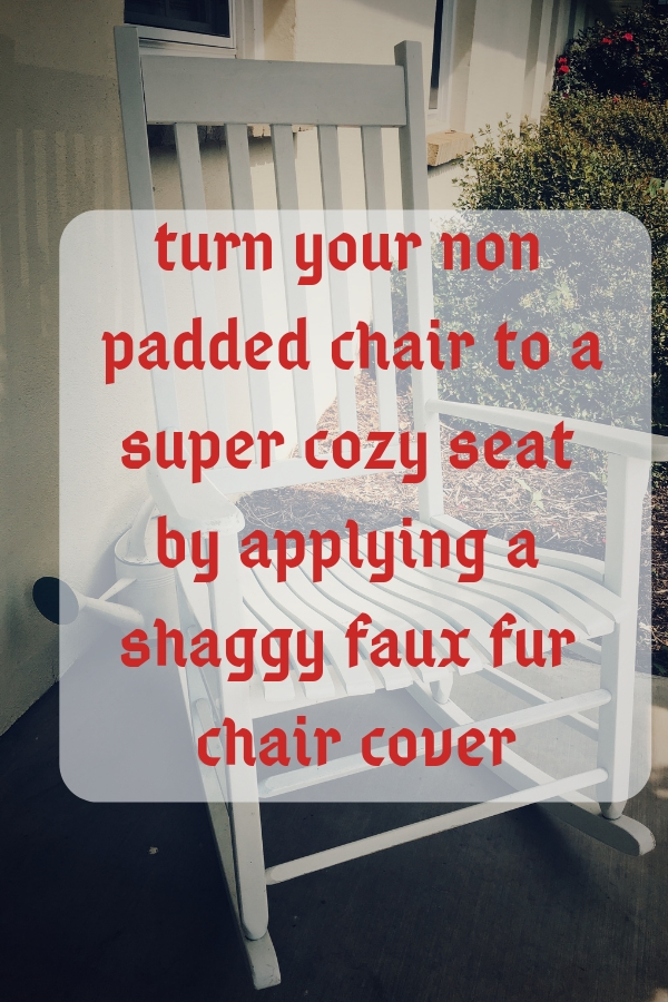 Faux Fur Chair Cover