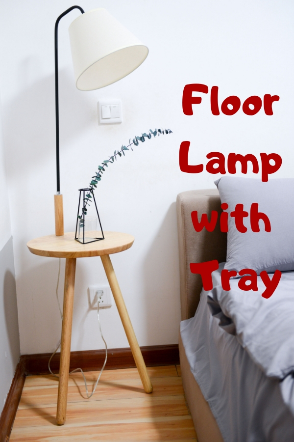 Floor Lamp with Tray