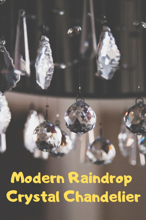 Modern Raindrop Crystal Chandelier