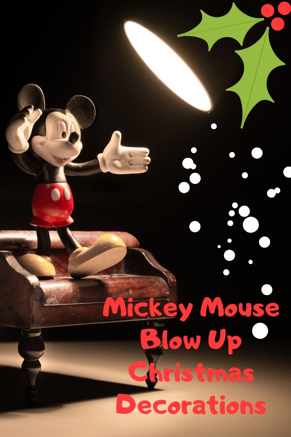 Mickey Mouse Blow Up Christmas Decorations