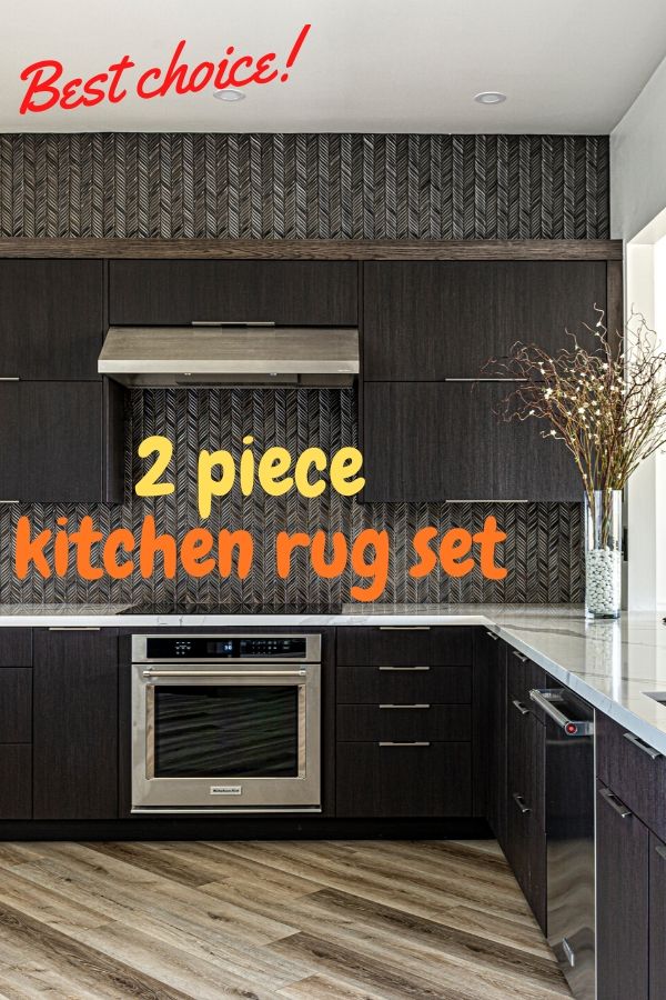 2 Piece Kitchen Rug Set