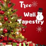 christmas tree wall tapestry