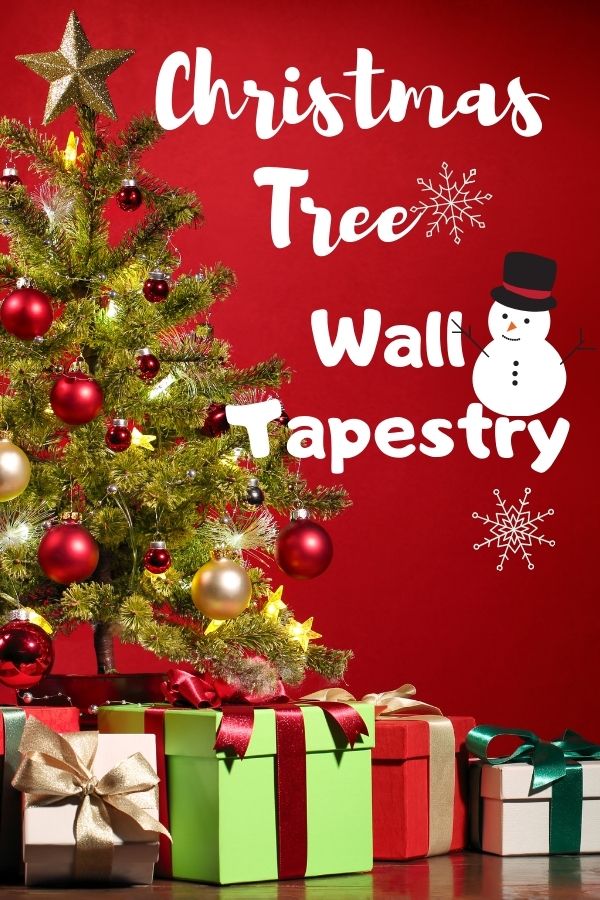 Christmas Tree Wall Tapestry