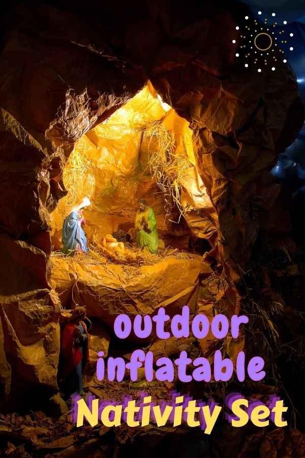 Outdoor Inflatable Nativity Set