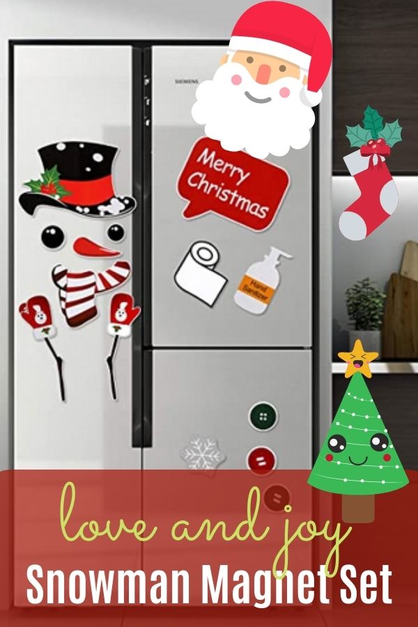 Snowman Magnet Set for Refrigerator