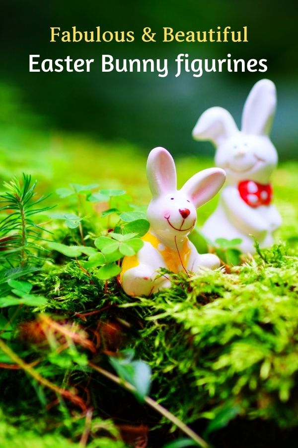 Resin Easter Bunny Figurines