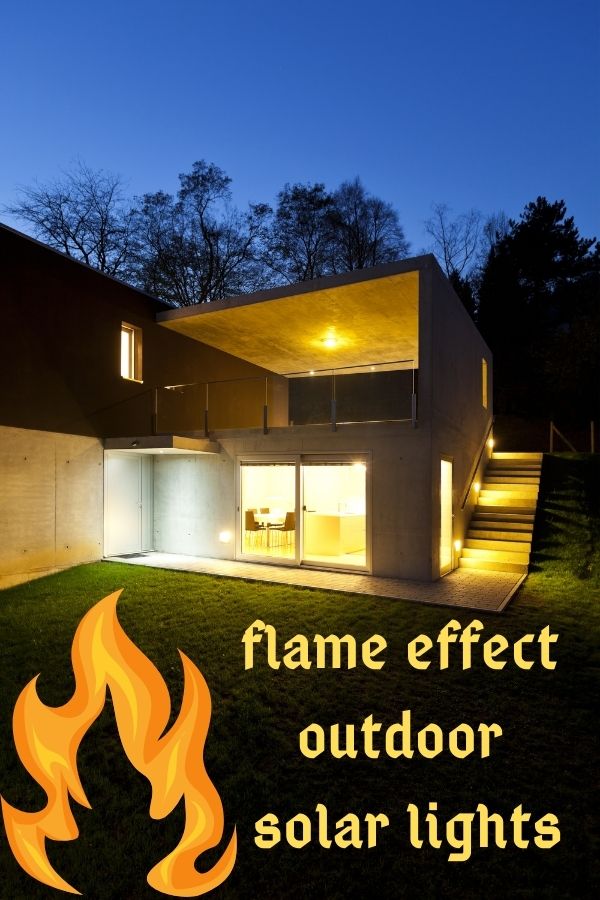 Flame Effect Outdoor Solar Lights