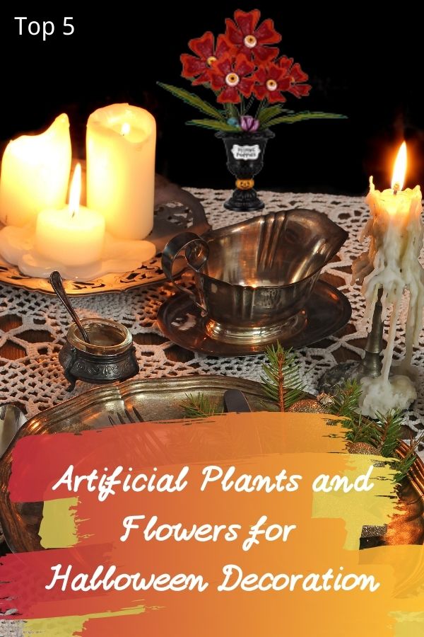 Artificial Halloween Plants and Flowers