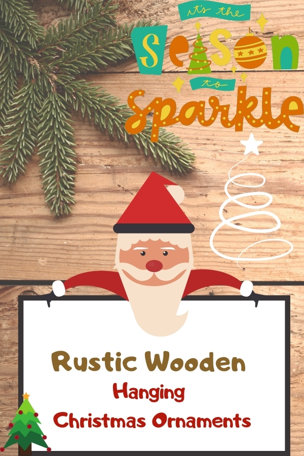 Rustic Wooden Christmas Tree Decorations