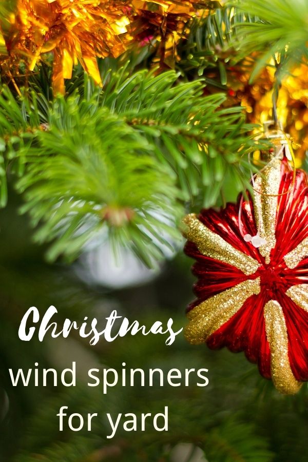 Christmas Wind Spinners for Yard