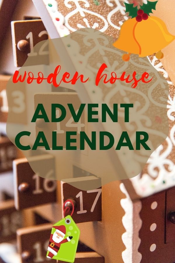 Wooden House Christmas Advent Calendar