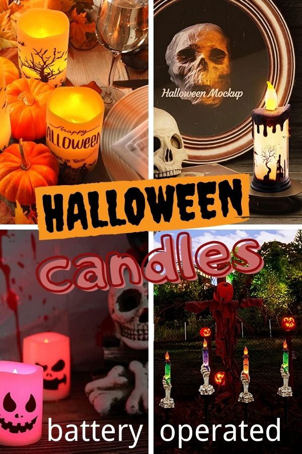 Battery Operated Halloween Candles